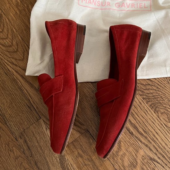 Mansur Gavriel Suede Flats in 36 - Picture 2 of 4